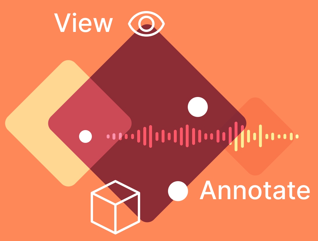 View and annotate 2D images, 3D models, and other AV media within a Linked Open Data environment.